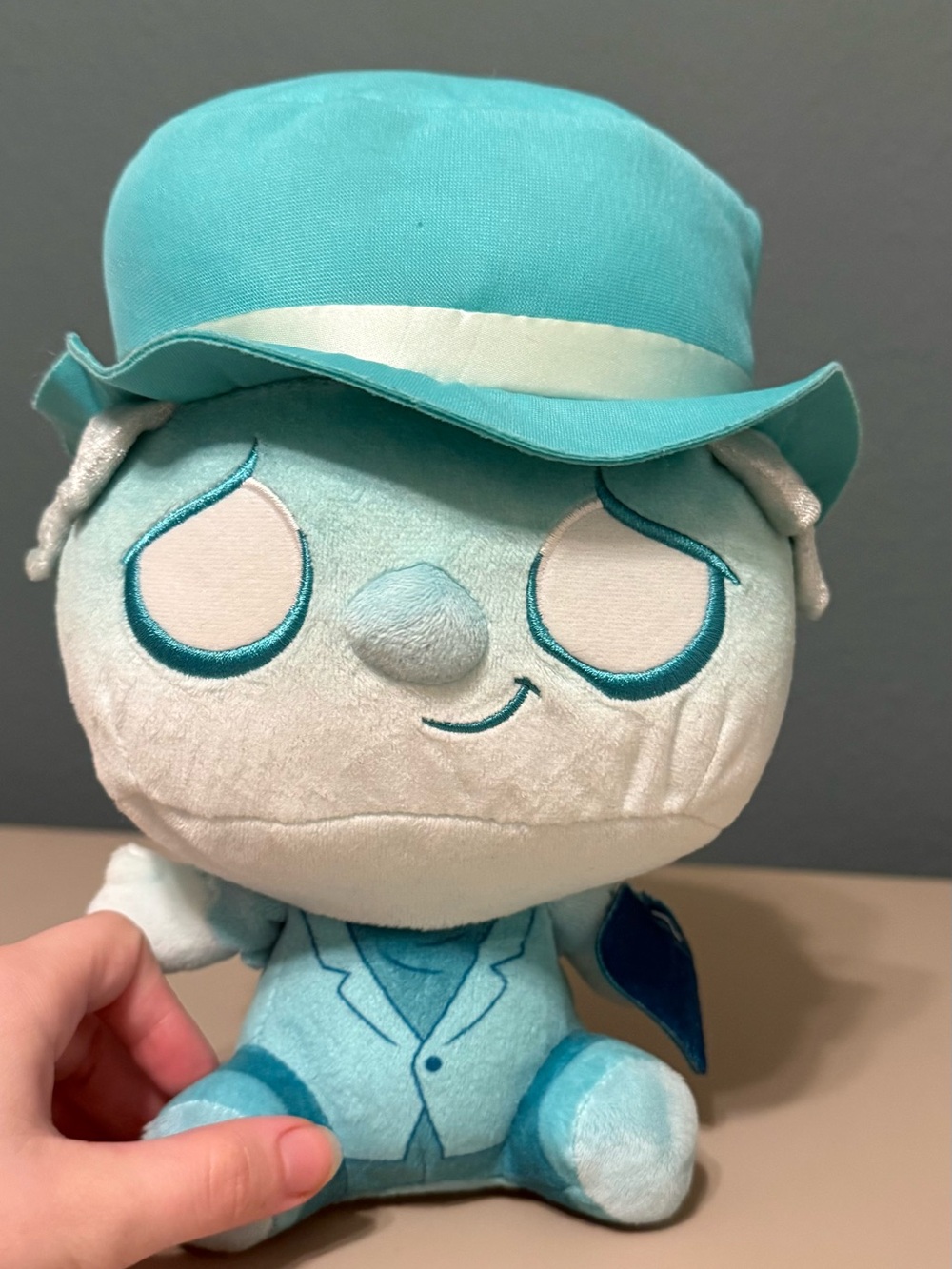 Disney 10" Haunted Mansion Hitch Hiking Ghost Phineas Funko Pop Teal Plush NWOT